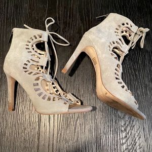 BCBG Generation Lace Up Heels